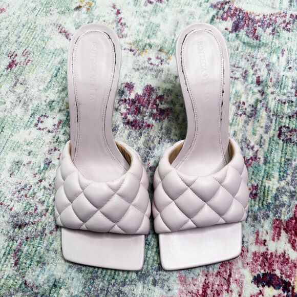 Bottega Veneta Padded Mule Sandals - Picture 13 of 15